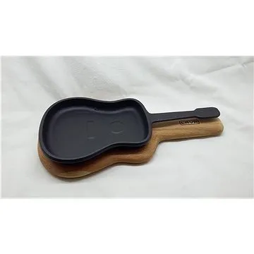 LAVA METAL Kytara - litinový talíř s dřevěným podstavcem (LVHCR031AH031BE)