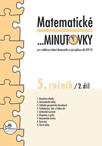 Matematické minutovky 5. ročník / 2. díl - Josef Molnár, Hana Mikulenková