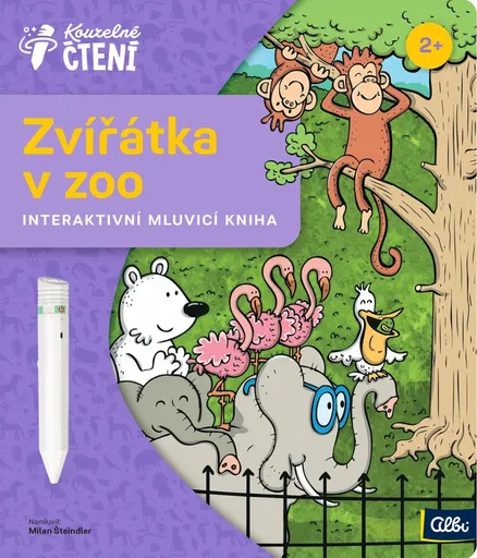 Kniha Zvířátka v ZOO - Kouzelné čtení Albi