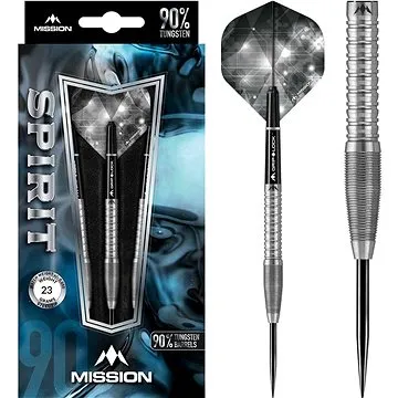 Šipky Mission steel Spirit M6 23g, 90% wolfram (17995)
