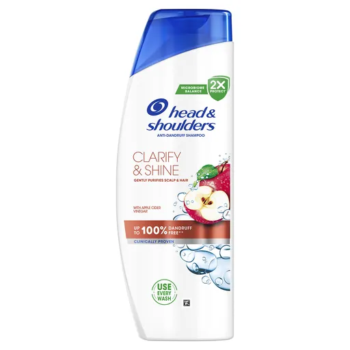 Head & Shoulders Šampon proti lupům pro lesklé vlasy Clarify & Shine (Anti-Dandruff Shampoo) 400 ml