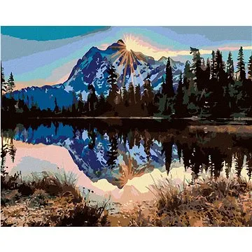 Malování podle čísel - Zasněžené hory (HRAmal00375nad)