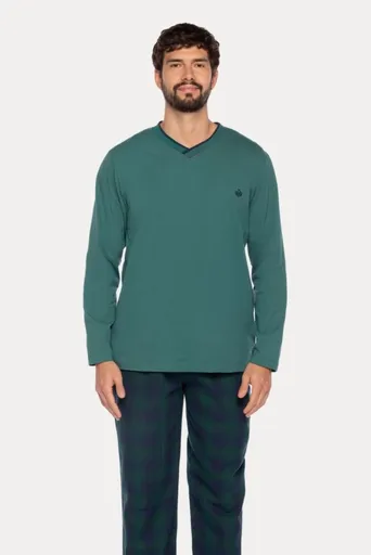 Pánské pyžamo SANTIAGO M Zelená