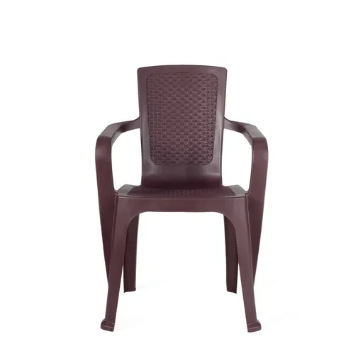 Ratanové křeslo Brown 52 x 56 x 84 cm