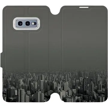Flipové pouzdro na mobil Samsung Galaxy S10e - V063P Město v šedém hávu (5903226814275)