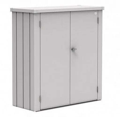 Biohort Skříňka na terasu BIOHORT Romeo M 132 x 57 x 140 (stříbrná metalíza) M (3 krabice)