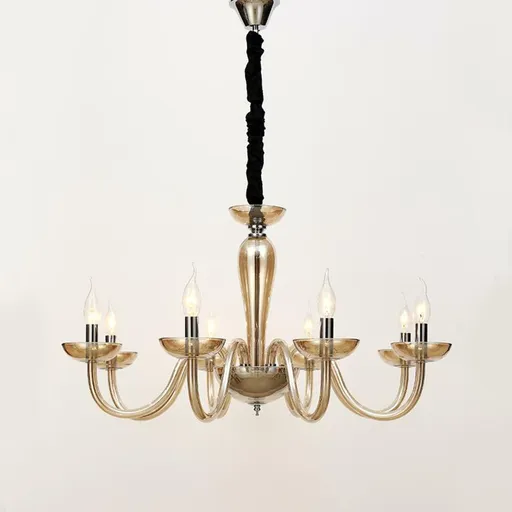 ACA Lighting Crystal závěsné svítidlo BLK82188PCNC