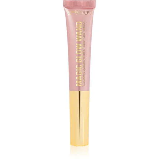 bellaoggi Magic Glow Wand krémový rozjasňovač na obličej a dekolt odstín Enchanting pink 11 ml