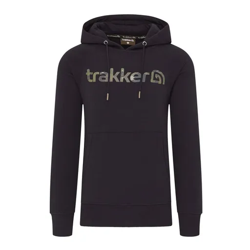 Trakker mikina cr logo hoody black camo - xl
