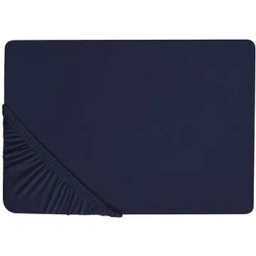 Bavlněné prostěradlo námořnicky modré HOFUF (BELpro002nad)