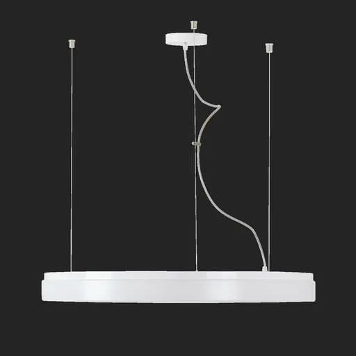 OSMONT DEL48204 DELIA L5 závěsné plastové svítidlo bílá IP40 3000 K 150W LED DALI