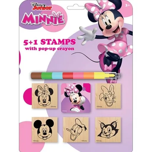 Disney RAZÍTKA 5+1 S VOSKOVKOU MINNIE Kreativní set, mix, velikost