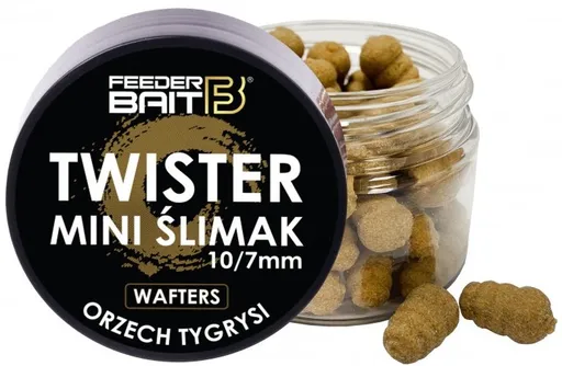 Feederbait twister mini šlimak wafters 10/7 mm 25 ml - tygří ořech