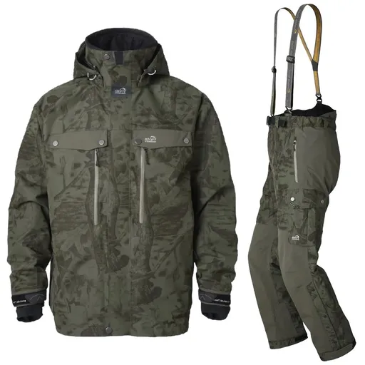Geoff anderson bunda dozer7 leaf maskáč + kalhoty urus7 leaf maskáč - l