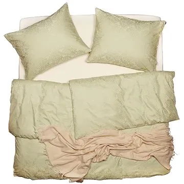 SCANquilt povlečení EXCLUSIVE tapeta zelinkavá (25814)