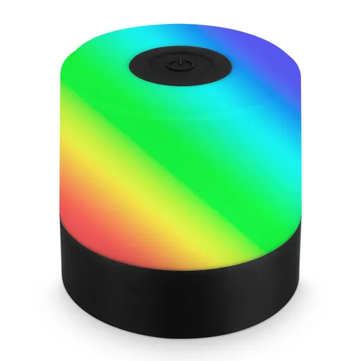 BRILONER LED nabíjecí stolní lampa, 7 cm, USB-C, 1,5W, 100lm, černá IP44 BRILO 7462015