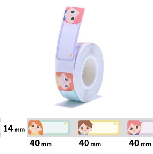 Niimbot A2A28038805, 14x40mm, 155ks, Princezny, samolepicí štítky