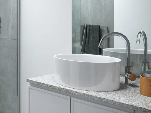 BESCO Umyvadlo UNIQA na desku KEUNINDW