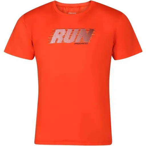 PROGRESS DEPORTE RUN Pánské sportovní triko, oranžová, velikost