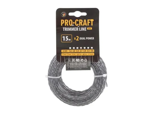 Struna PROCRAFT SP/J 3mm 15m spirálová