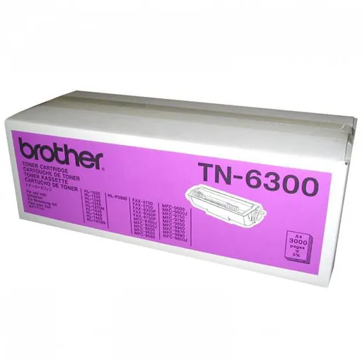 BROTHER TN-6300 - originální toner, černý, 3000 stran