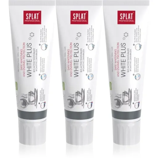 Splat Professional White Plus bioaktivní zubní pasta pro šetrné bělení a ochranu zubní skloviny