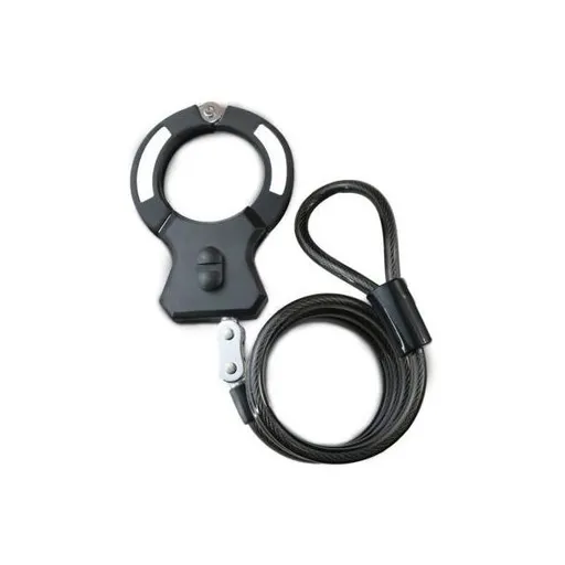 BLUETOUCH SAFETY LOCK Bezpečnostní zámek s otočným klepetem, černá, velikost