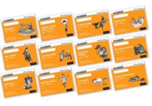 Read Write Inc. Phonics: Orange Set 4 Core Black & White Storybooks (Mixed Pack of 12) - Gill Munton