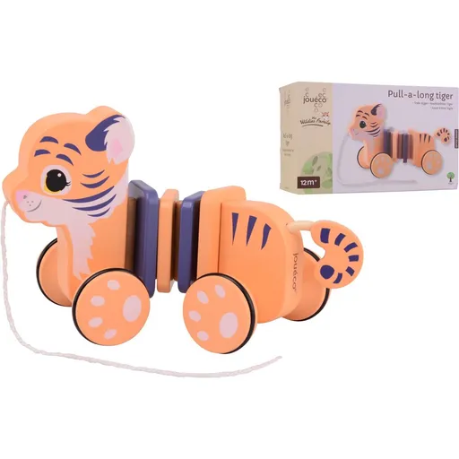 Dřevěný tahací tygr Jouéco®