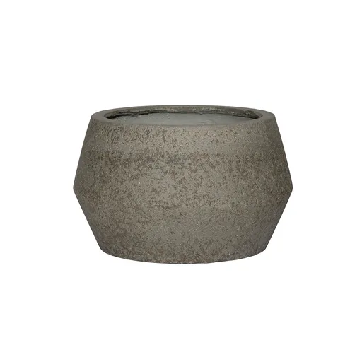 Květináč Harley Low, šedý diorit, více velkostí - Pottery Pots Velikost: L - ⌀ 53, v. 32 cm