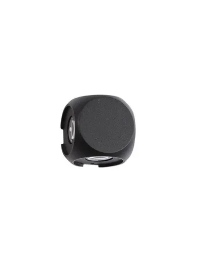 NOVA LUCE venkovní nástěnné svítidlo ZARI černý hliník a sklo Osram LED 4x1W 3000K 100-240V 4x38st. IP54 světlo ve čtyřech směrech 9226214