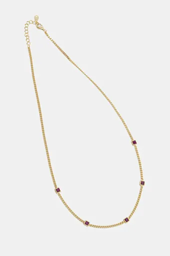 Náhrdelník ze stříbra 925 pozlaceného 18karátovým zlatem Answear.LAB