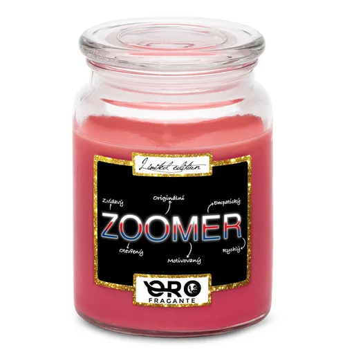 Svíčka Zoomer – vlastnosti (Vůně svíčky: Višně v čokoládě)
