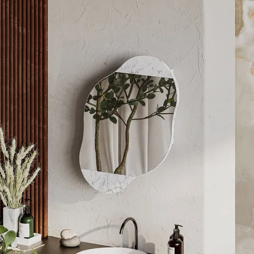 Koupelnová skříňka Cloud Storage Bathroom Wall Mirror - Carrara