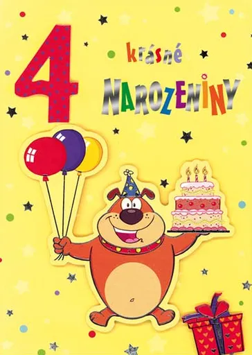 Blahopřání ke 4. narozeninám
