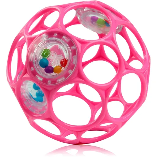 Oball Rattle chrastítko 0 m+ Dark pink 1 ks