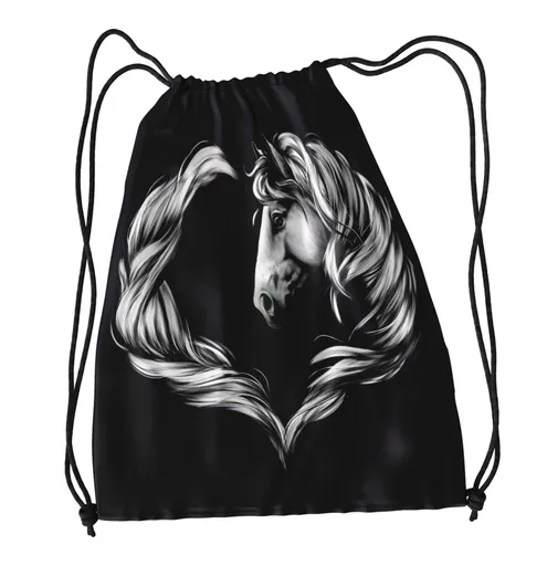 Vak na záda Horse heart white
