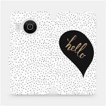 Flip pouzdro na mobil Nokia X20 - M013P Golden hello (5903516740246)