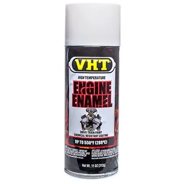 VHT Engine Enamel barva na motory lesklá bílá, do teploty až 288°C