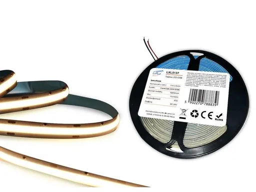 LED pásek 24V IP20 bílá teplá 5m LTC LXL5137