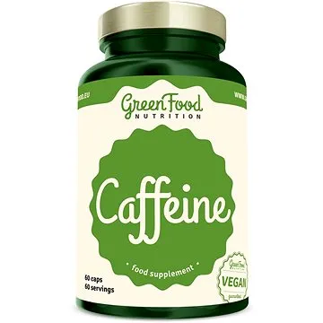 GreenFood Nutrition Kofein 60 kapslí (8594193920327)