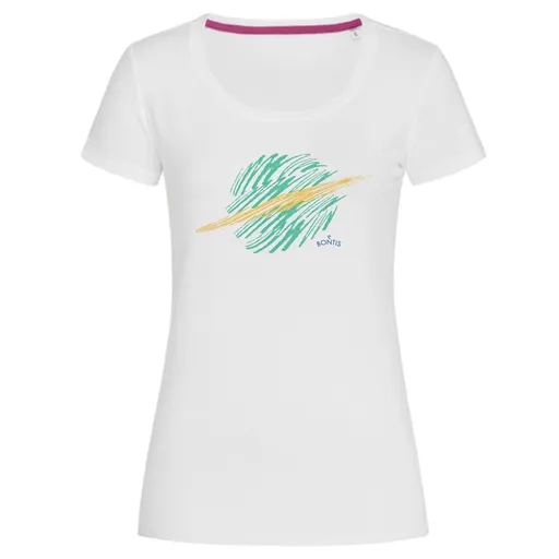 Bontis Dámské tričko SATURN - Bílá / zelená | L