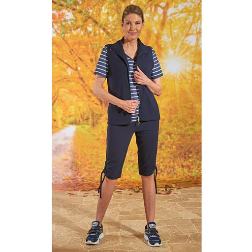 Tričko, nám. modrá/bílá