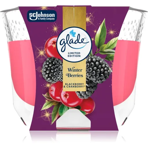 GLADE Winter Berries vonná svíčka 204 g