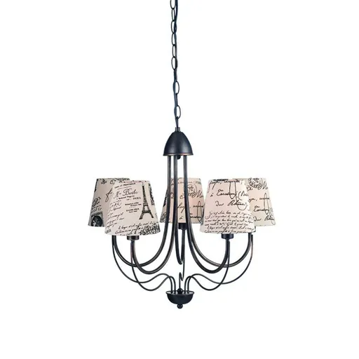 ACA Lighting Textile závěsné svítidlo DL11815PB