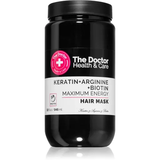 The Doctor Keratin + Arginine + Biotin Maximum Energy keratinová maska na vlasy 946 ml