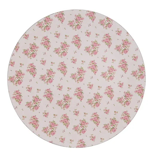 Servírovací talíř s růžičkami Sweet Roses - Ø 33*1 cm Clayre & Eef