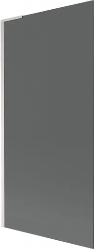 MEXEN/S Next L vanová zástěna FIX 90 x 150, grafit,  nikl kartáčovaná 895-090-000-03-40-97