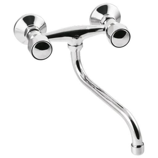 INVENA Umyvadlová/dřezová baterie MODENA, 25cm otočný výtok typu S BC-12-F0S-L