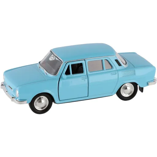Dromader Auto Welly Škoda 100 11cm 1:34 modré